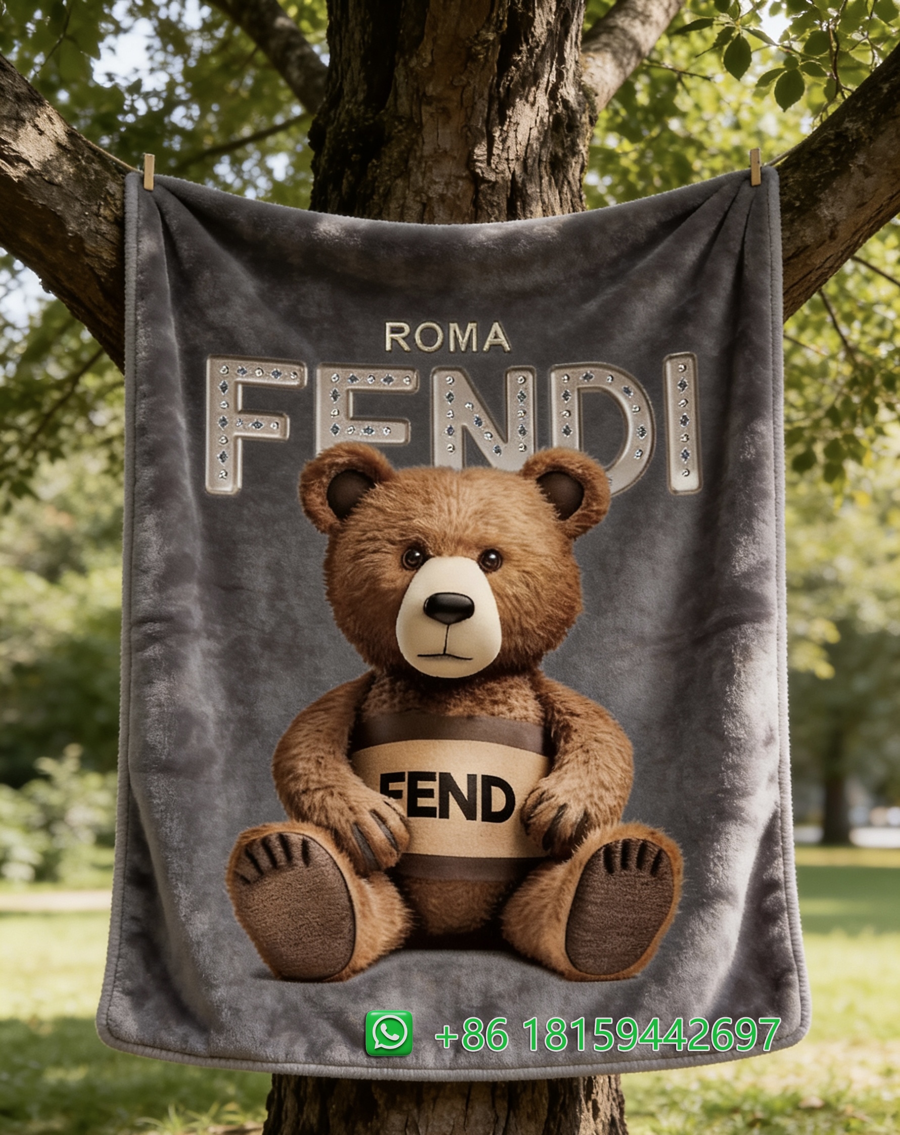 Fendi Throw Blankets
